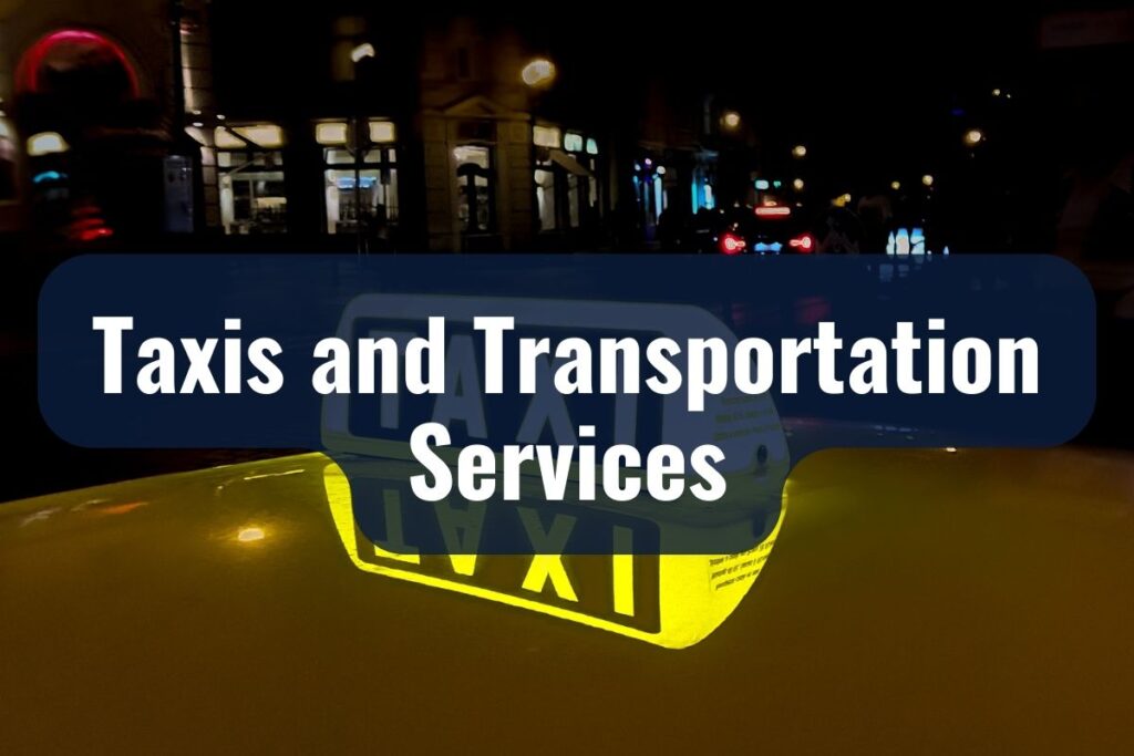 Taxis and Transportation Services