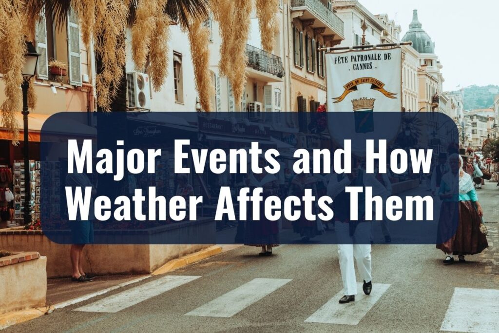 Major Events and How Weather Affects Them